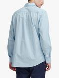 Casual Friday Alvin Long Sleeve Striped Shirt, Chambray Blue