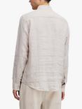 Casual Friday Anton Long Sleeve Linen Shirt, Chateau Gray