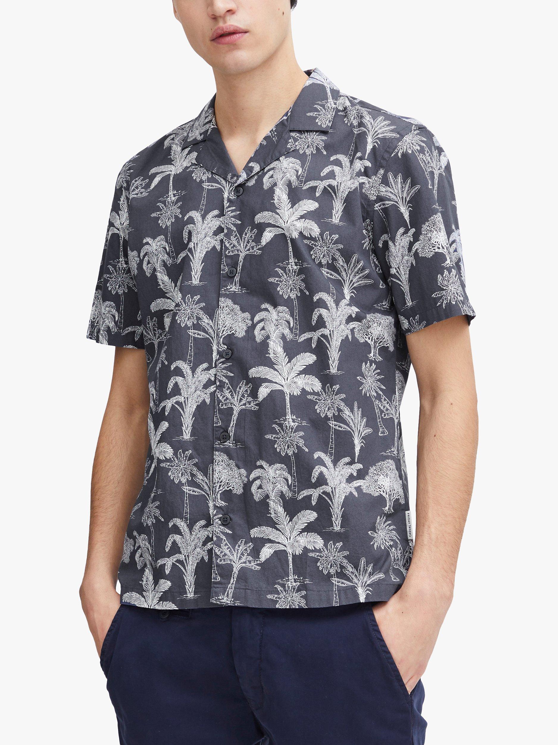 Casual Friday Anton Short Sleeve Palm Linen Shirt