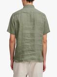 Casual Friday Anton Short Sleeve Linen Shirt, Agave Green