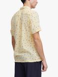 Casual Friday Anton Short Sleeve Cherry Resort Shirt, Yellow