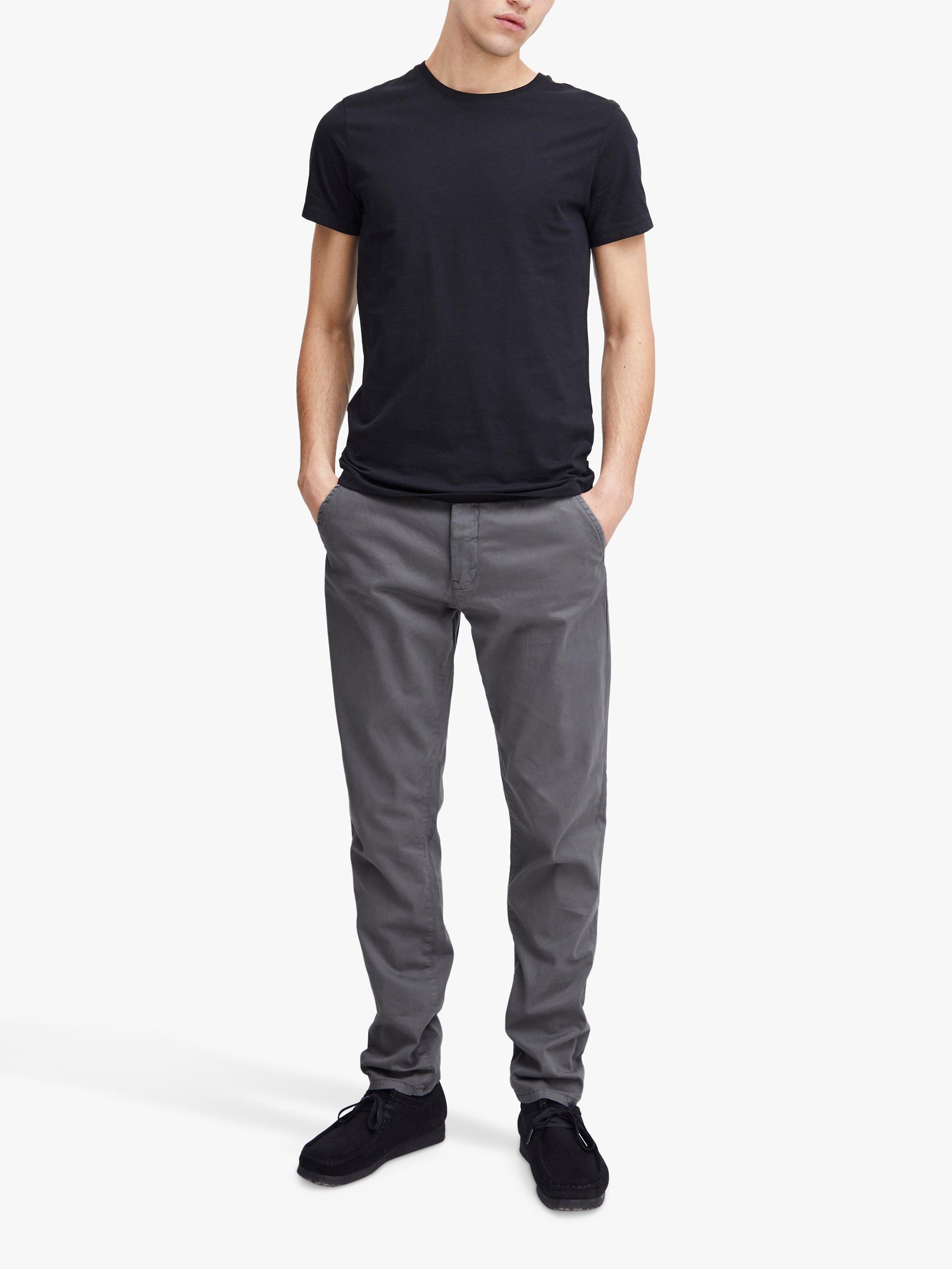 Product image 3 of 6, which shows Casual Friday Viggo Slim Fit Chino Trousers, Smoked Pearl Grey, 28R