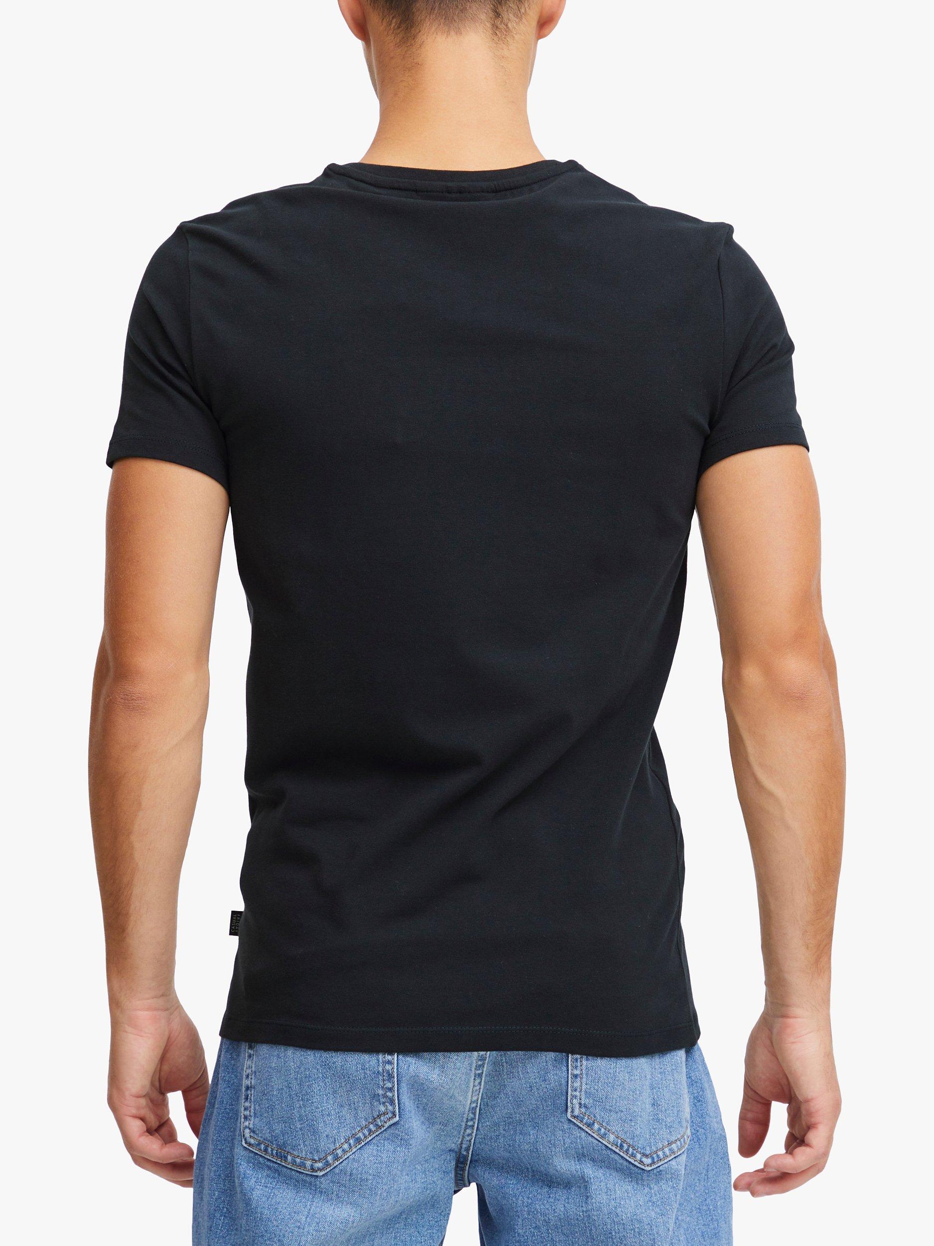 Product image 2 of 5, which shows Casual Friday David Crew Neck Basic T-Shirt, Night Navy, S