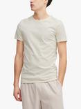 Casual Friday David Crew Neck Basic T-Shirt, White Asparagus