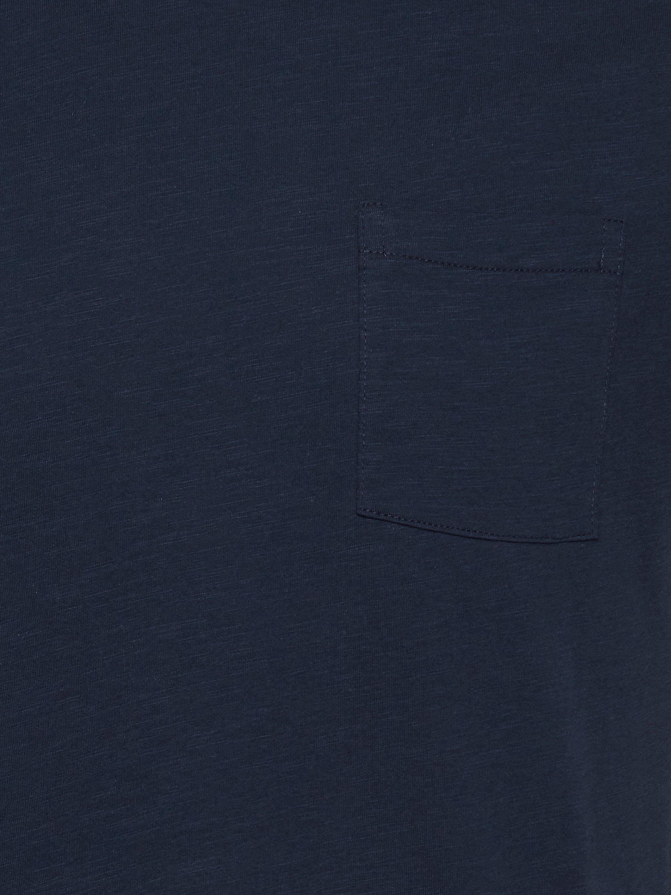 Product image 6 of 6, which shows Casual Friday Thor Short Sleeve Slub Yarn T-Shirt, Navy, S