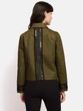 Jigsaw Trim Detail Jacket, Khaki