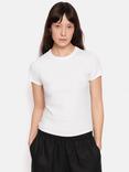 Jigsaw Fine Cotton Baby Tee T-Shirt, White