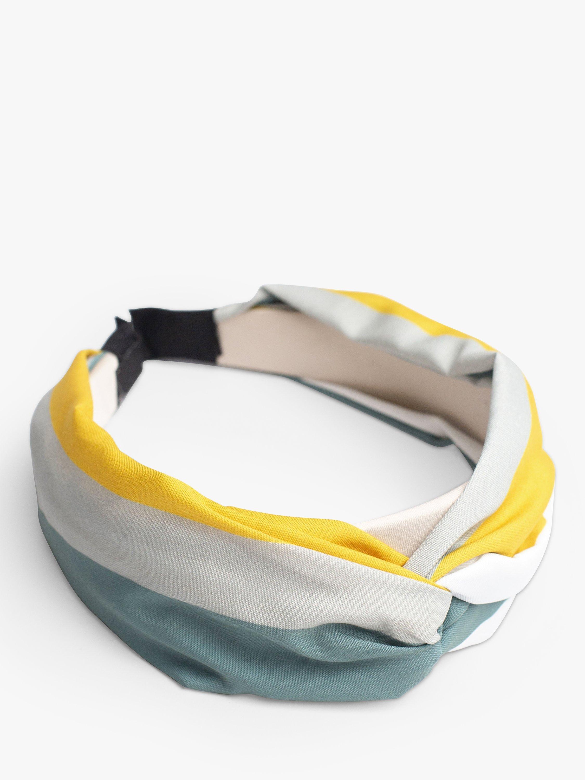 Bloom & Bay Iris Stripe Twist Headband, Multi