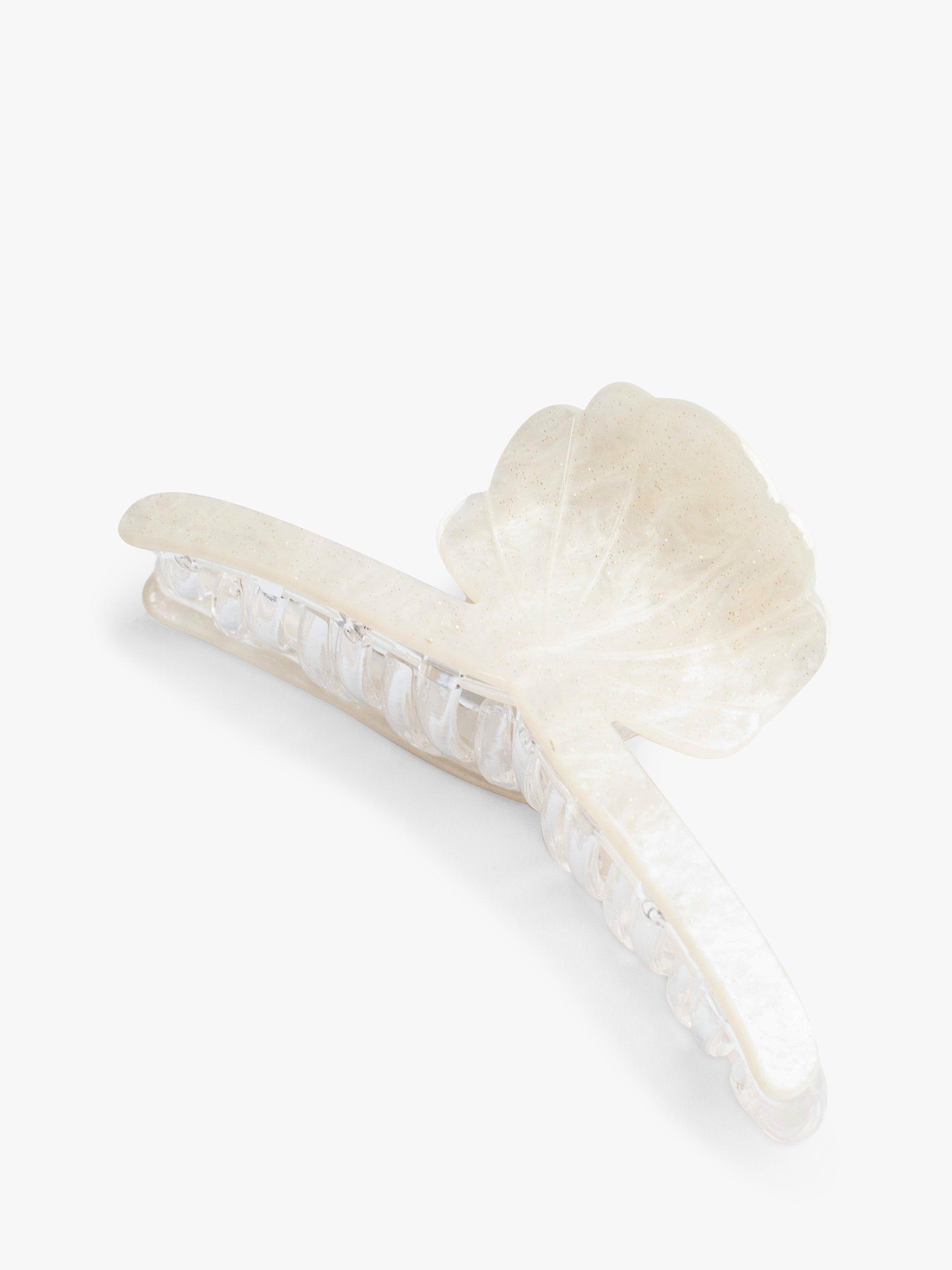 Product image 2 of 2, which shows Bloom & Bay Indra Shell Hair Claw, Cream, One Size