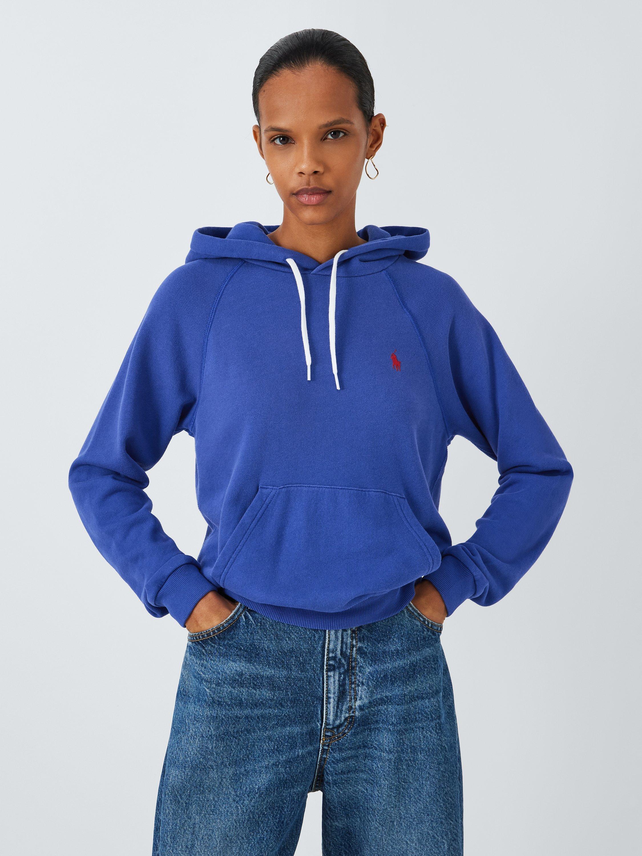 Polo Ralph Lauren Embroidered Logo Hoodie, Graphic Royal