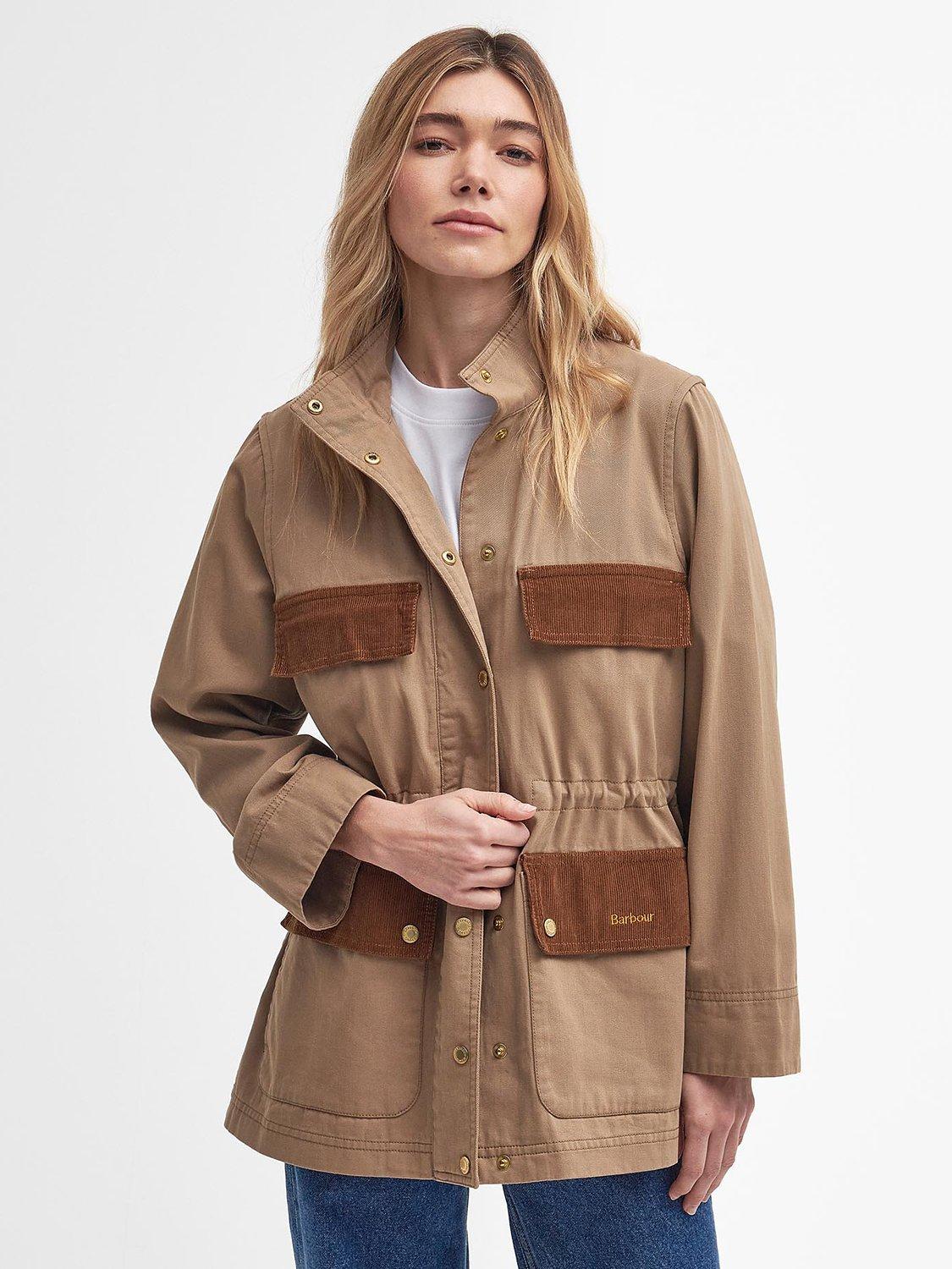 Barbour Maeva Utility Jacket, Hazelnut