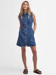 Barbour Molly Denim Mini Dress, Authentic