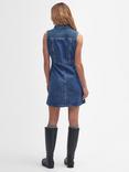 Barbour Molly Denim Mini Dress, Authentic