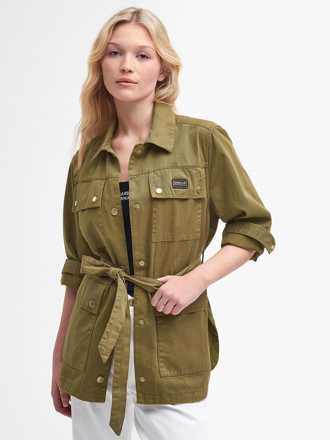 Barbour International Collins Utility Jacket Golden Khaki