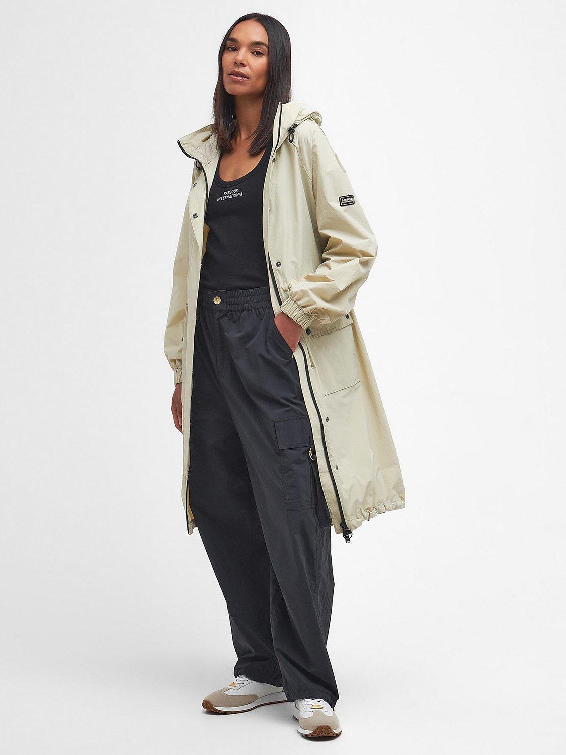 Barbour International Varona Showerproof Parka, Stone