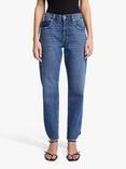7 For All Mankind Julia Boyfriend Jeans, Mid Blue