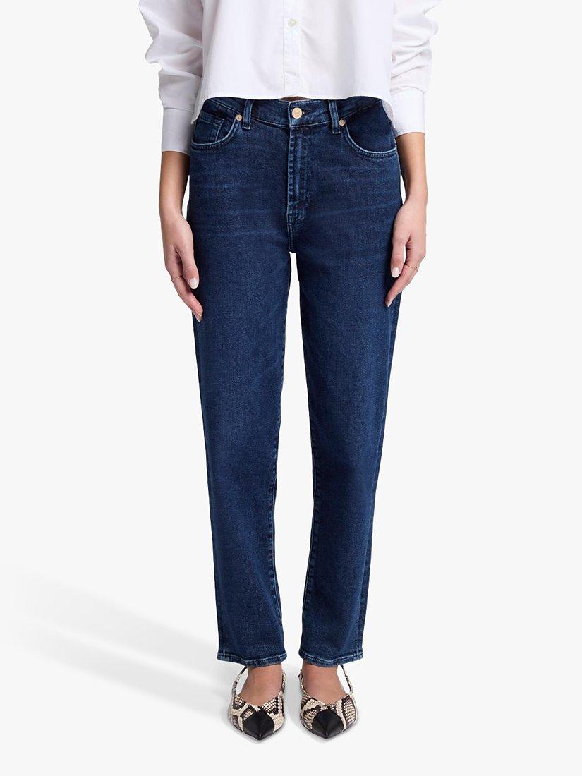7 For All Mankind Malia Mom Jeans, Dark Blue