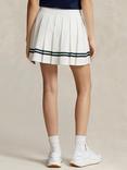 Polo Ralph Lauren Wimbledon Pleated Skirt, Ceramic White