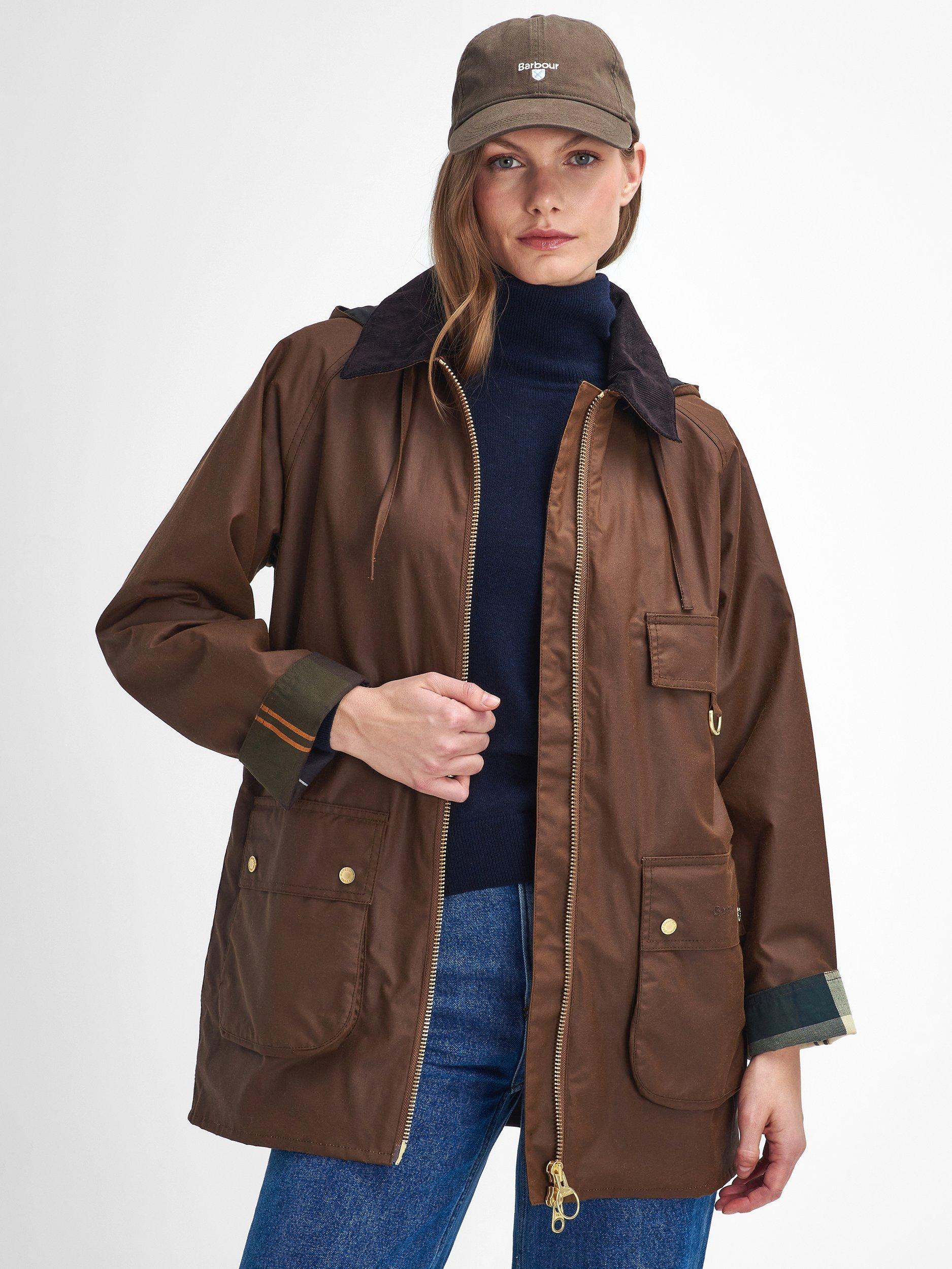 Brown barbour wax jacket online