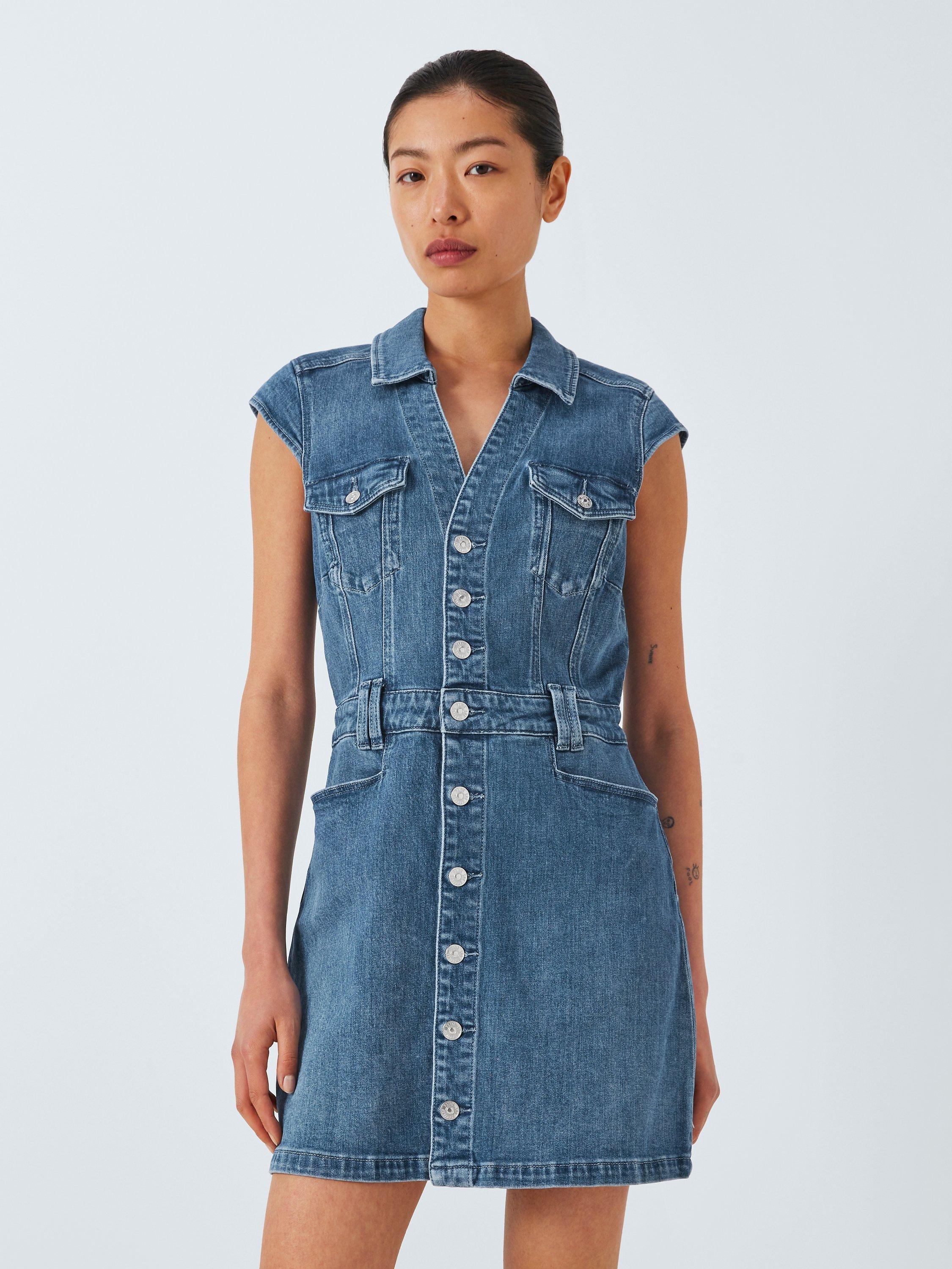 PAIGE Jaxsyn Denim Mini Dress, Kamilla