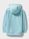 Crew Clothing Kids' Zipped Hoodie, Light Blue, Light Blue