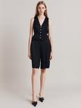 Ghost Eden Cropped Satin Waistcoat