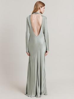 Ghost Rayna High Neck Low Back Maxi Dress - view 2, Green
