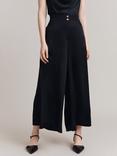 Ghost Blair Cropped Satin Culottes