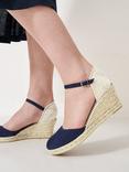 Crew Clothing Faith Suede Espadrille Sandals