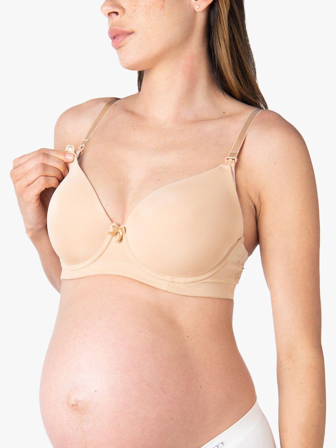 Product image 4 of 8, which shows Hotmilk Forever Yours Flexiwire Nursing Bra, Nude, 32A