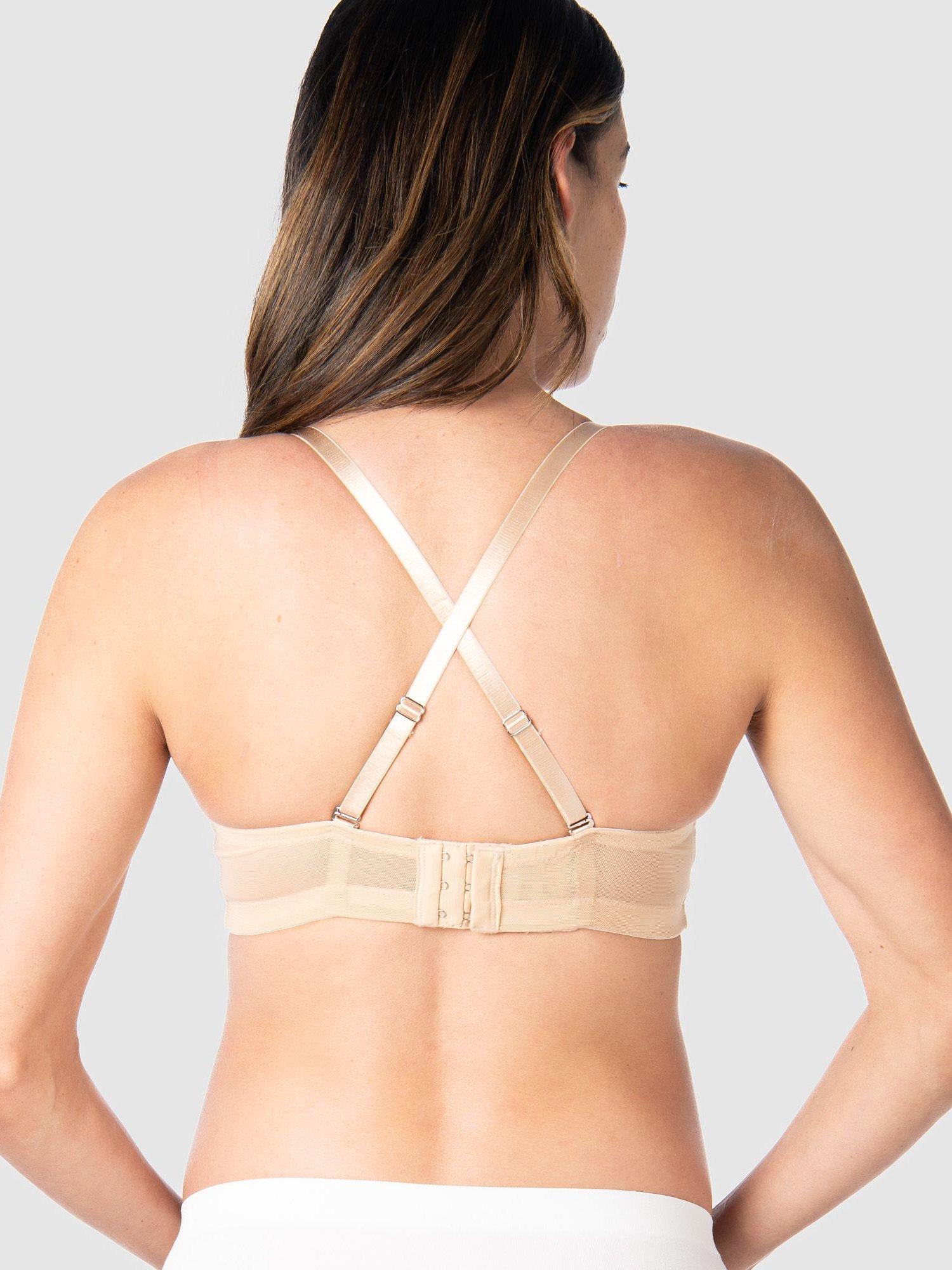 Product image 7 of 8, which shows Hotmilk Forever Yours Flexiwire Nursing Bra, Nude, 32A