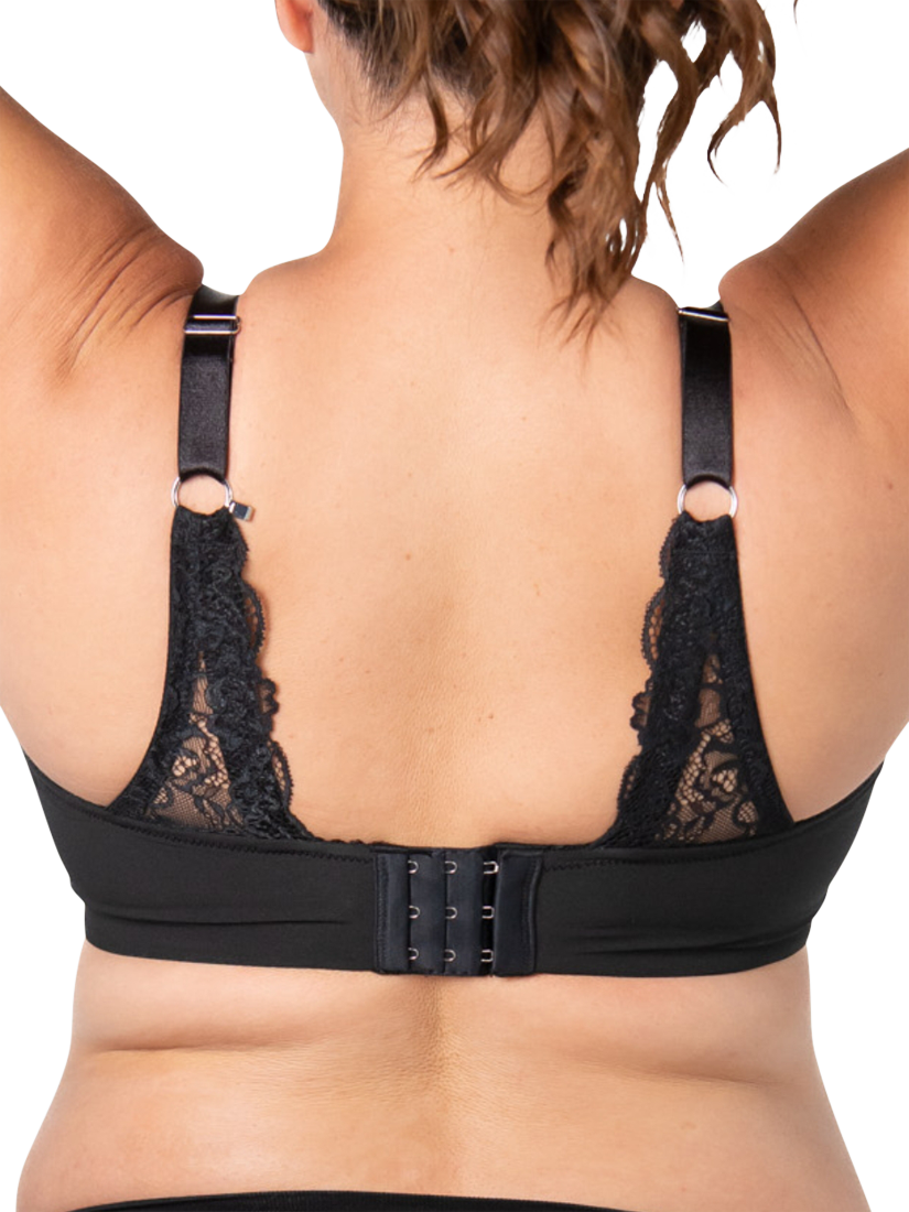 Hotmilk Temptation Flexiwire Nursing Bra, Black, 30D