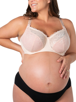 Hotmilk Temptation Full Cup Nursing Bra - view 2, Powder