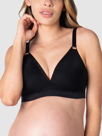 Hotmilk Ambition T-Shirt Nursing Bra, Black