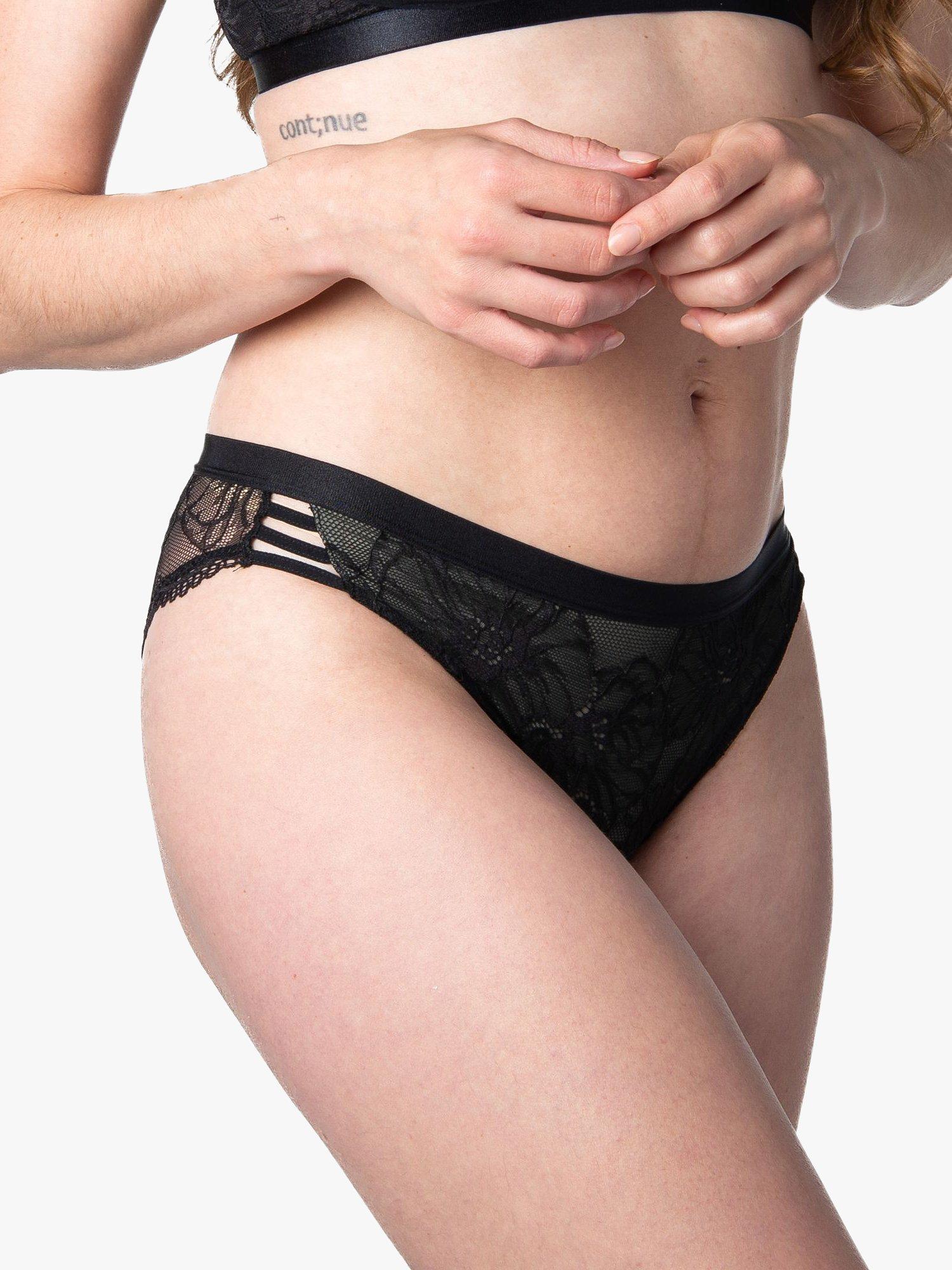 Product image 1 of 6, which shows Hotmilk True Luxe Bikini Brief, Black, S