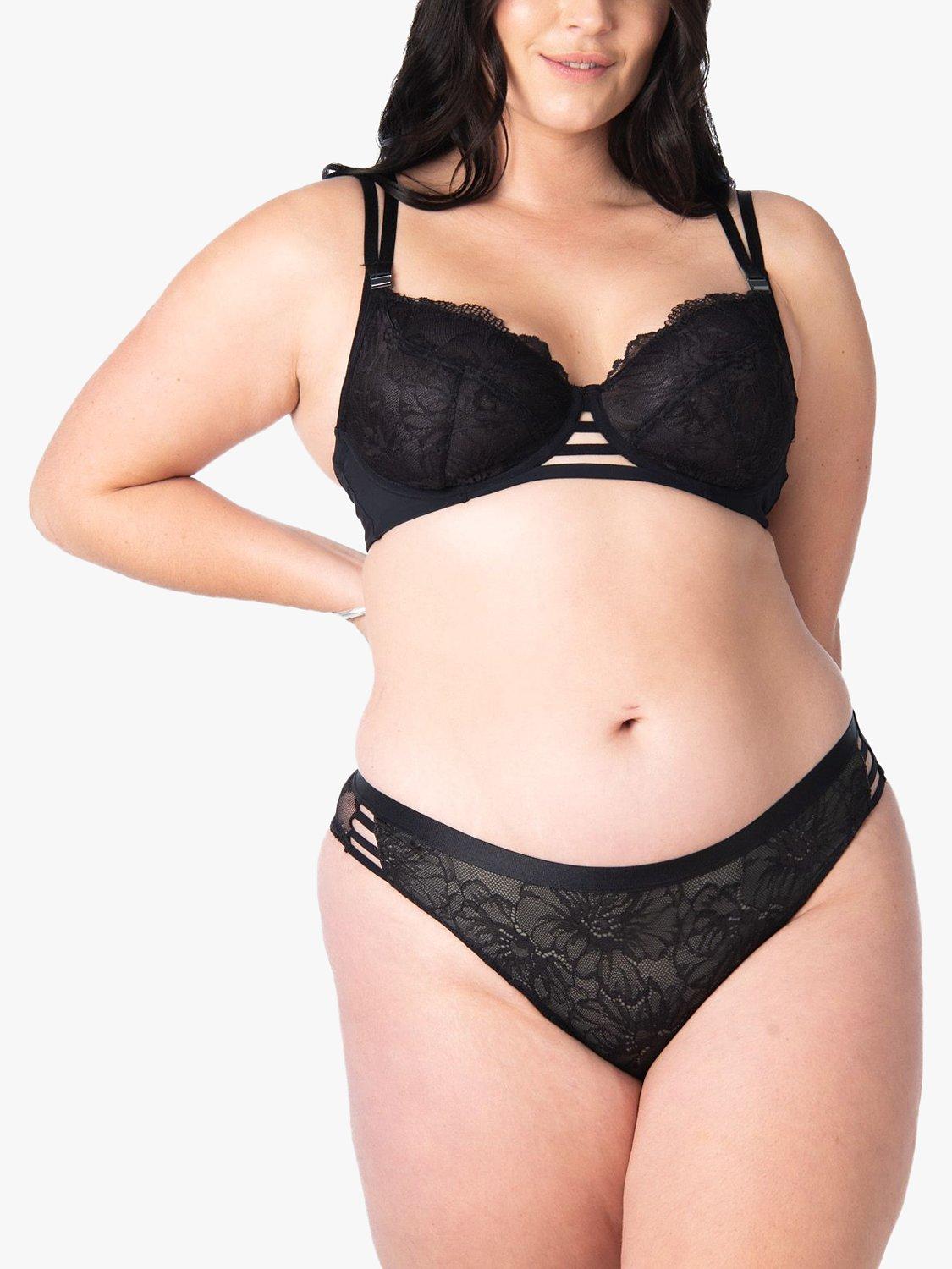 Product image 5 of 6, which shows Hotmilk True Luxe Bikini Brief, Black, S