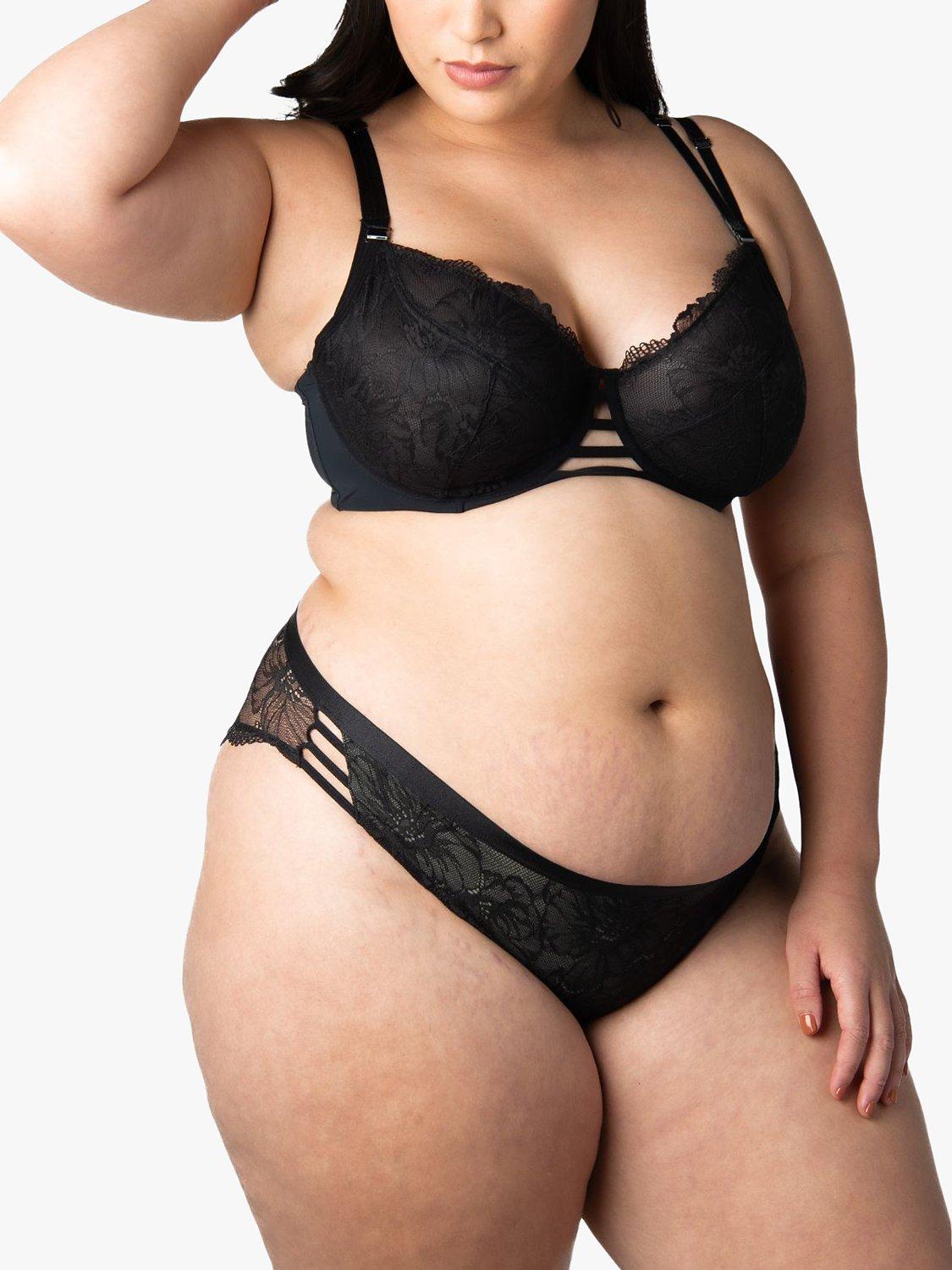 Product image 6 of 6, which shows Hotmilk True Luxe Bikini Brief, Black, S