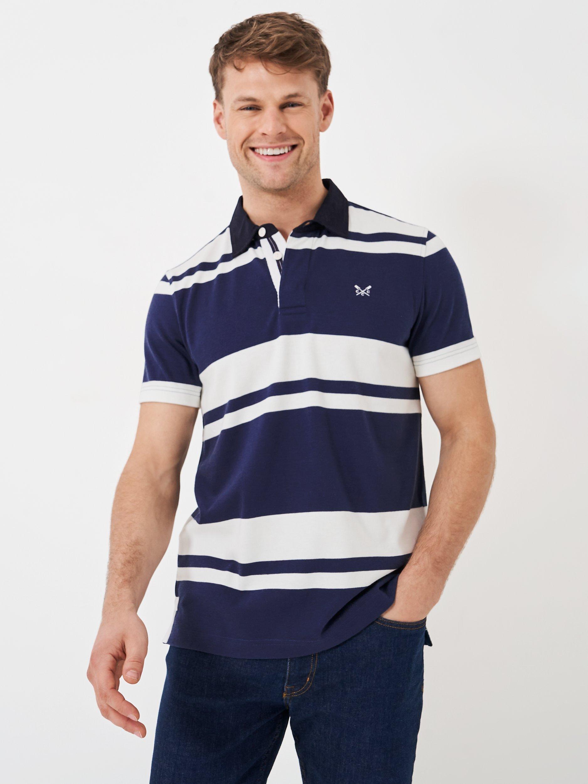 Crew Clothing Stripe Rugby Shirt