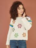 Yumi Crochet Flower Jumper