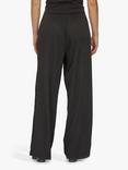 Sisters Point Galya-Pa Long Wide Leg Trousers, Black