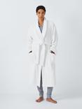 John Lewis Egyptian Cotton Unisex Bath Robe, White