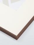 John Lewis Aluminium Poster Frame & Mount, Walnut