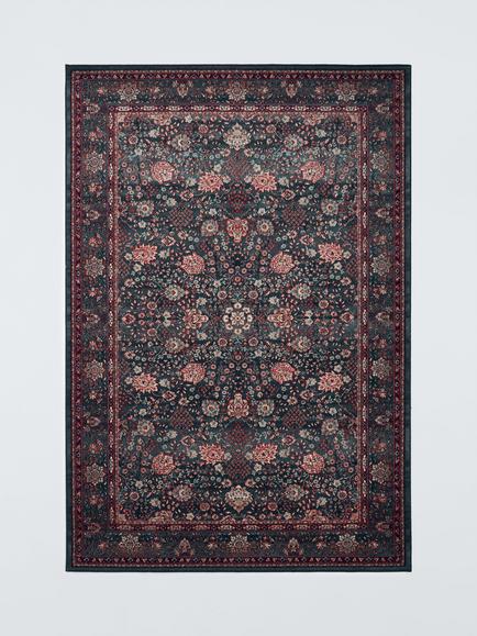 John Lewis Royal Heritage Floral Rug, Green, Green