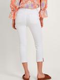 Monsoon Idabella Cropped Jeans, Ecru