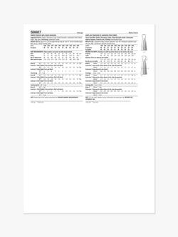 Simplicity Women's Colour Block Dress Sewing Pattern, S9887 - view 2, Multi