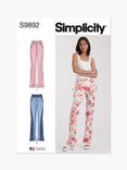 Simplicity Misses' Jeans Sewing Pattern, S9892