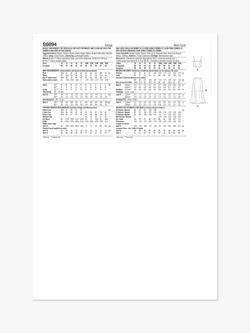 Simplicity Misses' and Women's Corset Top and Skirt Sewing Pattern, S9894 - view 2, Multi