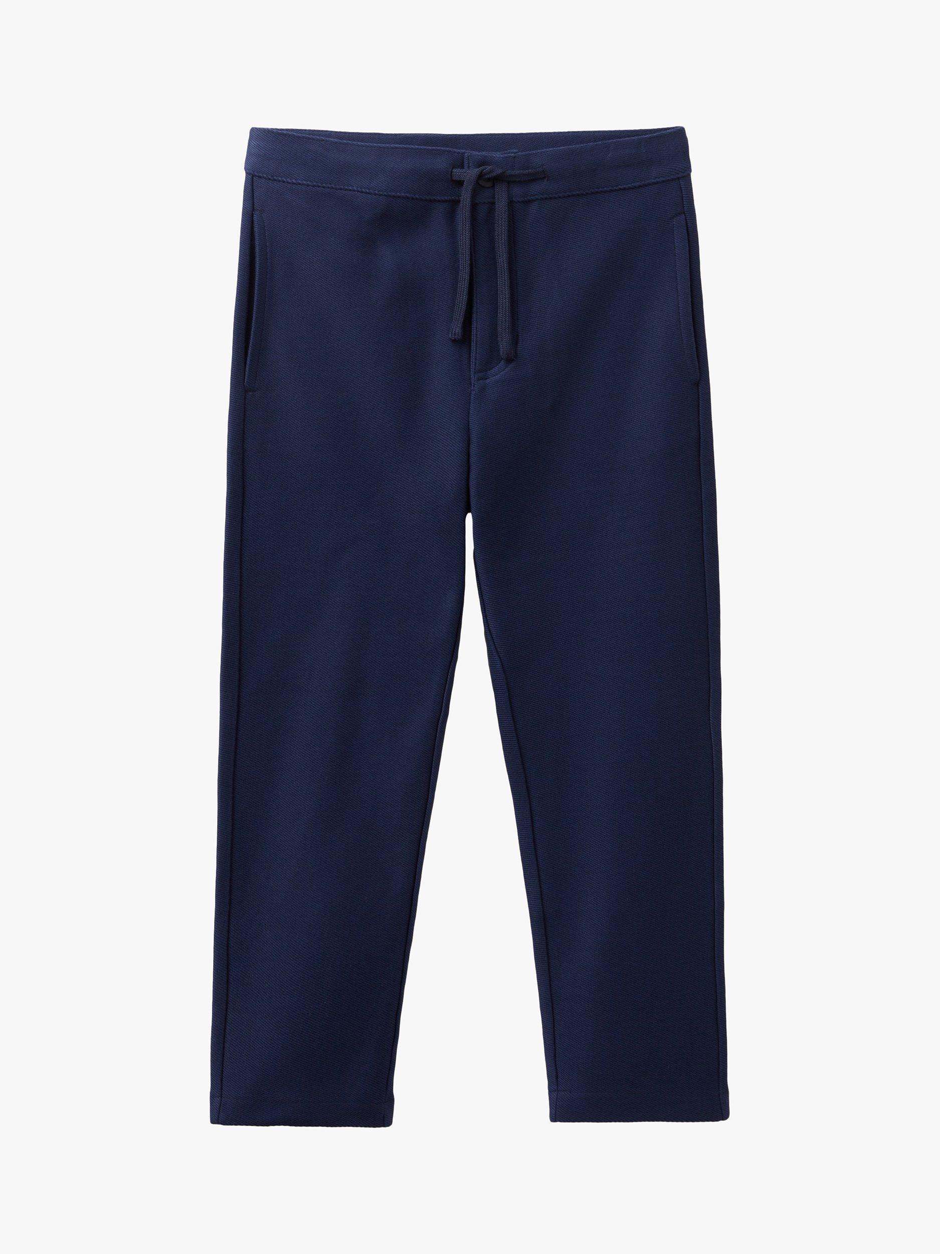 Benetton Kids' Classic Woven Casual Joggers, Night Blue