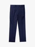 Benetton Kids' Elegant Trousers, Blue, Blue