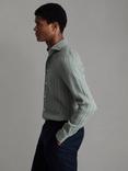 Reiss Ruban Striped Linen Shirt, Sage